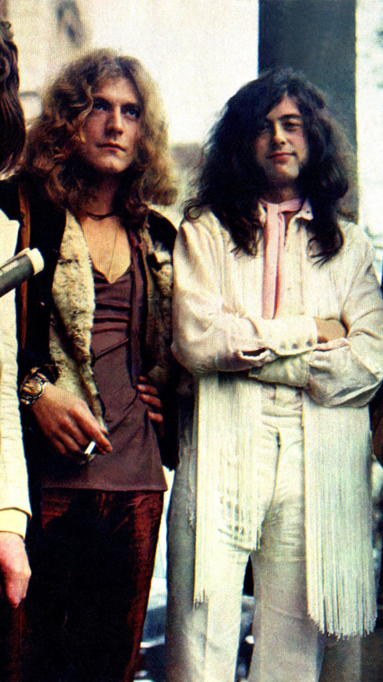 Robert Plant, John Bonham, Jimmy Page, Led Zeppelin, Led Zeppelin II. Wallpaper in 750x1334 Resolution