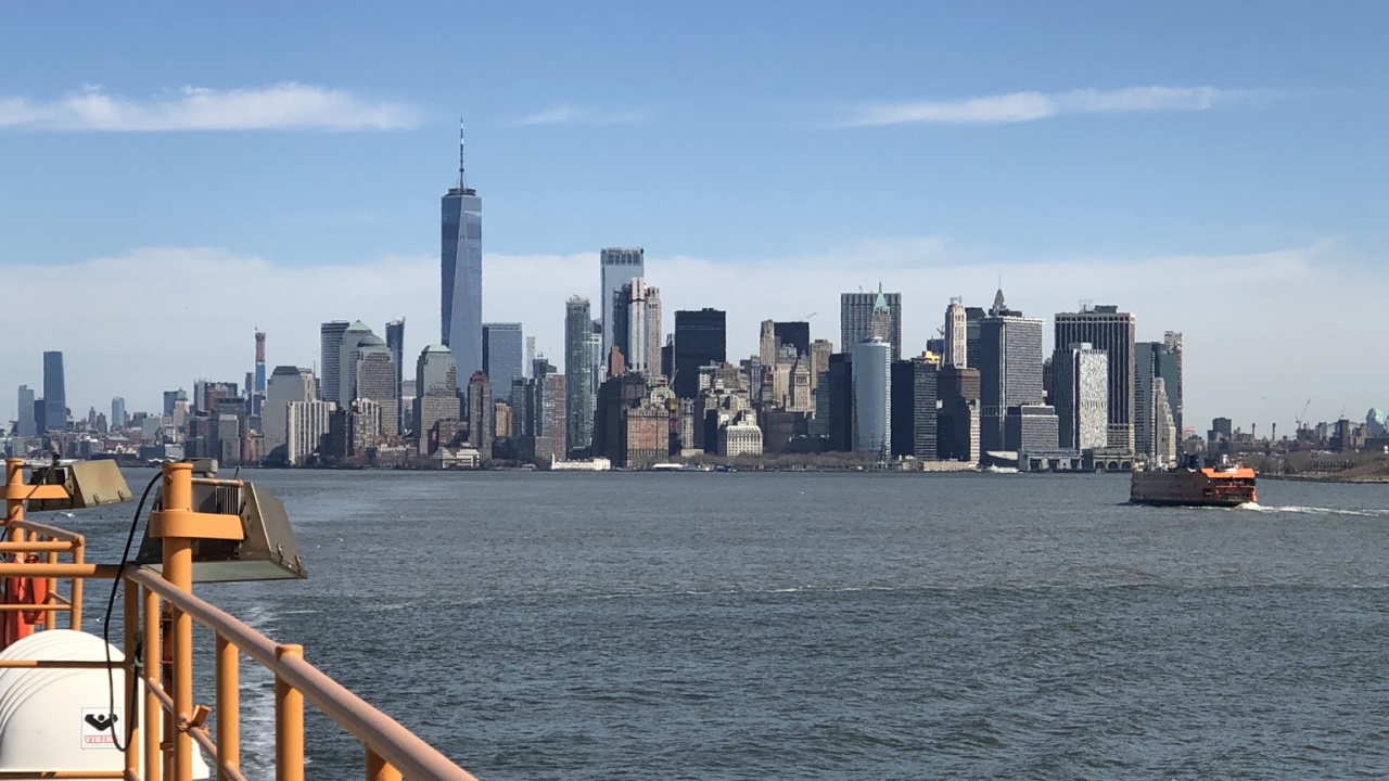 la Ciudad de Nueva York, Agua, Torre de Bloques, Área Urbana, Urbe. Wallpaper in 1280x720 Resolution