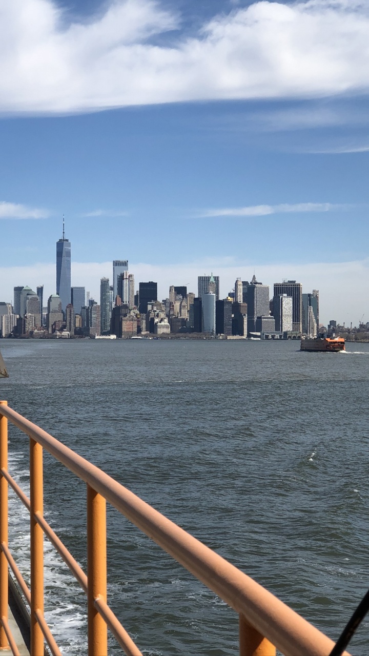 New York City, Water, Daytime, Tower Block, City. Wallpaper in 720x1280 Resolution