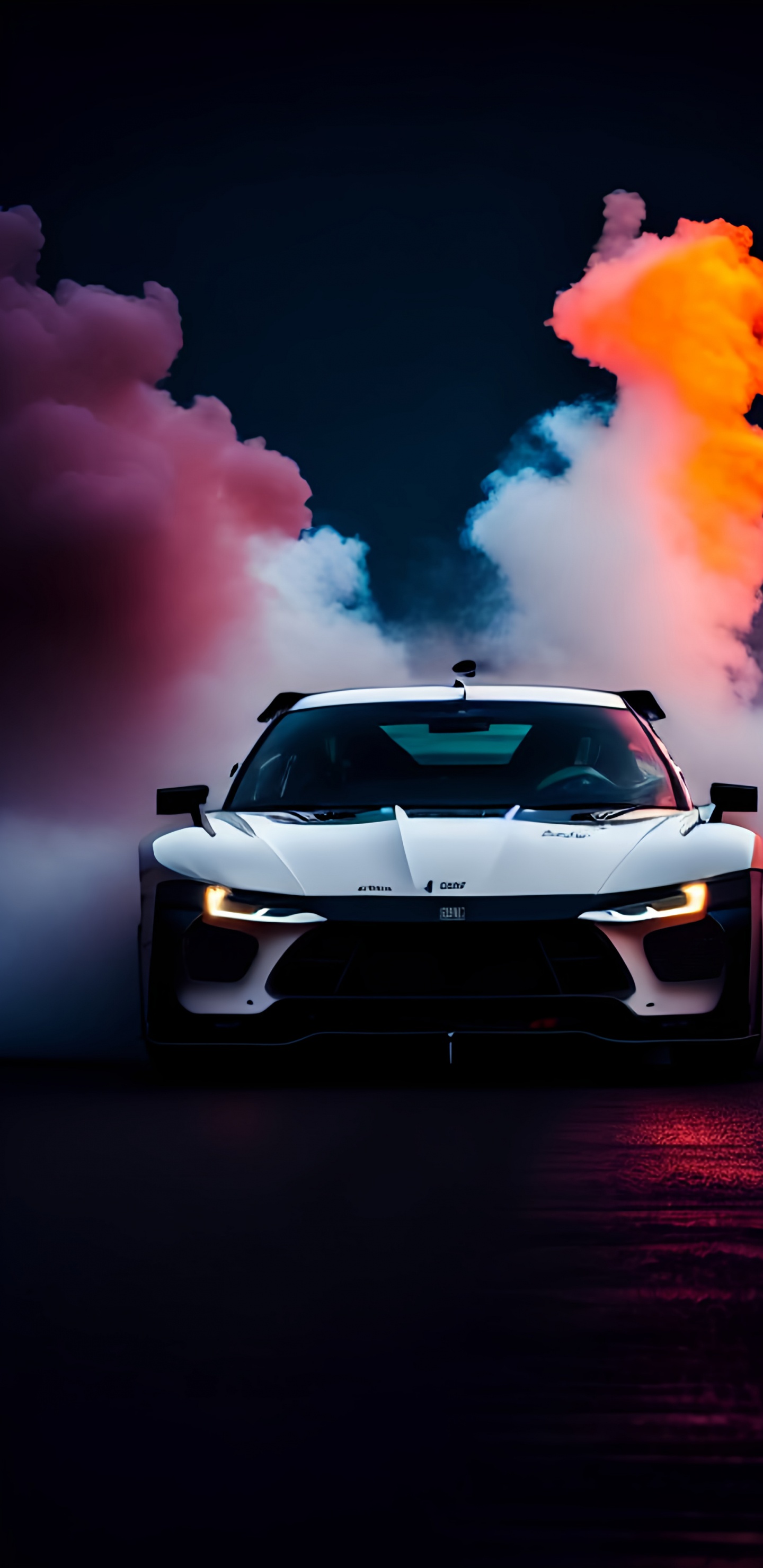 Coche, Supercoche, Iluminación Automotriz, Capucha, Neumatico. Wallpaper in 1440x2960 Resolution