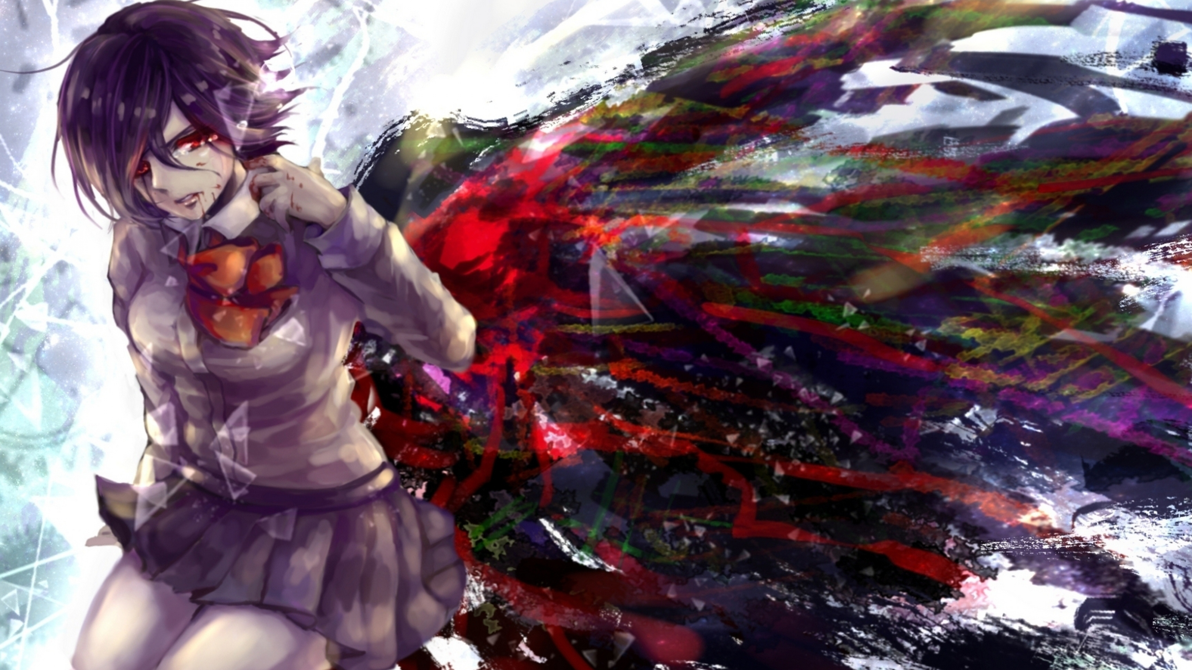 Femme en Robe Blanche à Manches Longues. Wallpaper in 3840x2160 Resolution