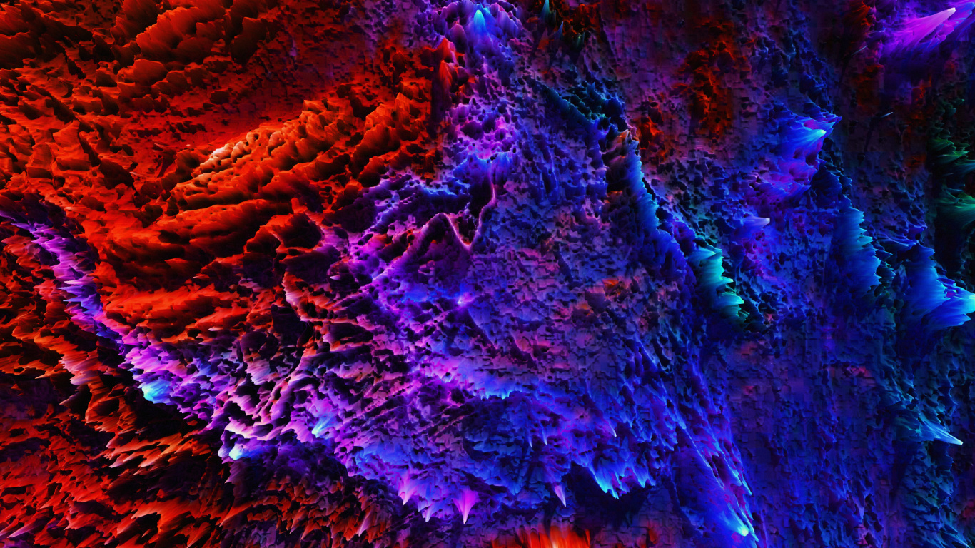 紫色的, 电蓝色的, 艺术, 品红色, 空间 壁纸 1366x768 允许