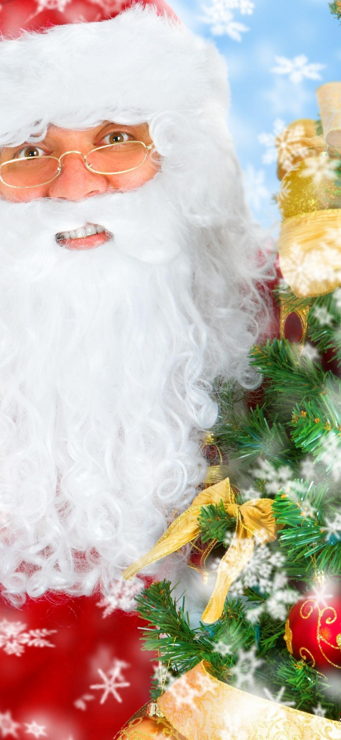 Cloud, New Year, Christmas, Blue. Wallpaper in 1125x2436 Resolution