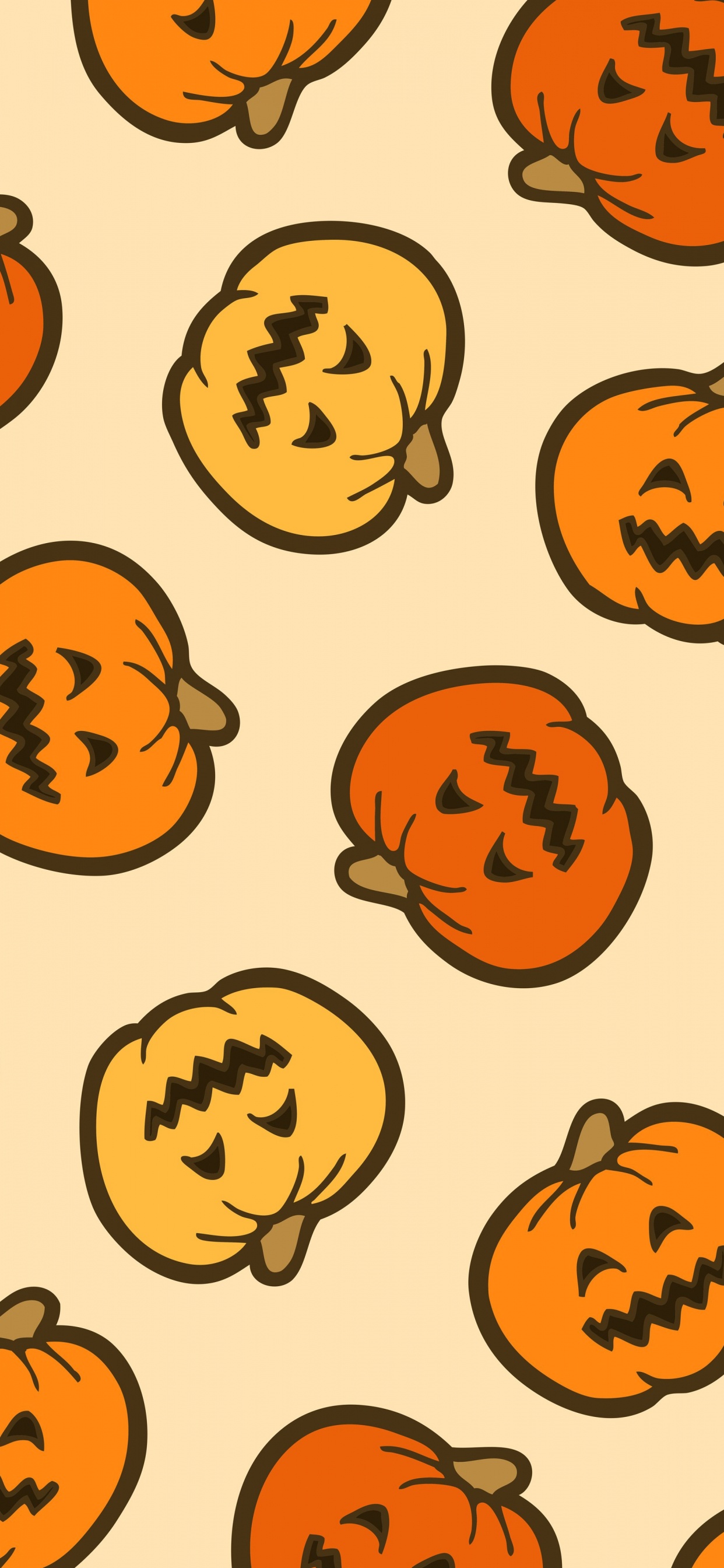 Candy Corn, Mimik, Orange, Gelb, Happy. Wallpaper in 1242x2688 Resolution