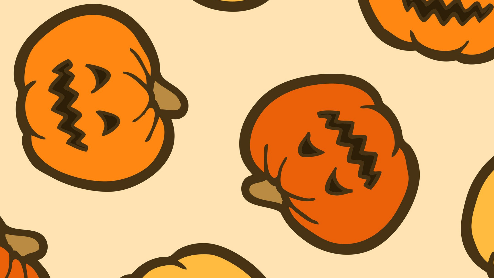 Citrouille, Bonbons au Maïs, L'expression du Visage, Orange, Jaune. Wallpaper in 1920x1080 Resolution