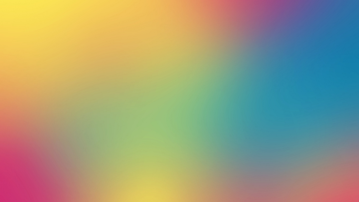 Blue Yellow Orange and Pink Color. Wallpaper in 1366x768 Resolution