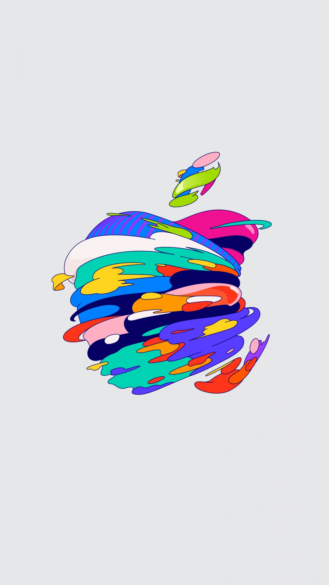 Apples, Tablet, Electric Blue, Logo, Fashion Accessory. Wallpaper in 1080x1920 Resolution