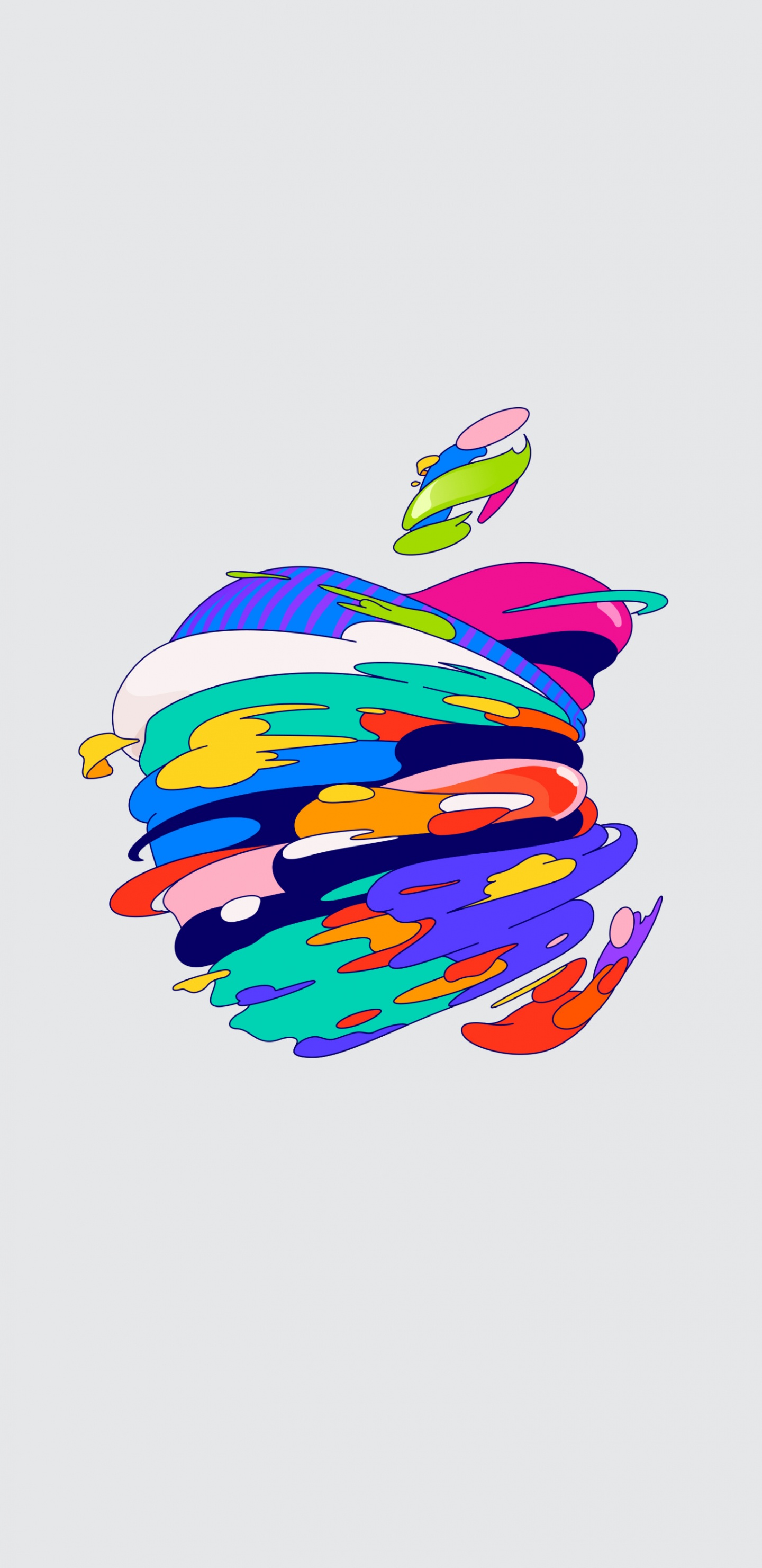 Apples, Tablet, Electric Blue, Logo, Fashion Accessory. Wallpaper in 1440x2960 Resolution