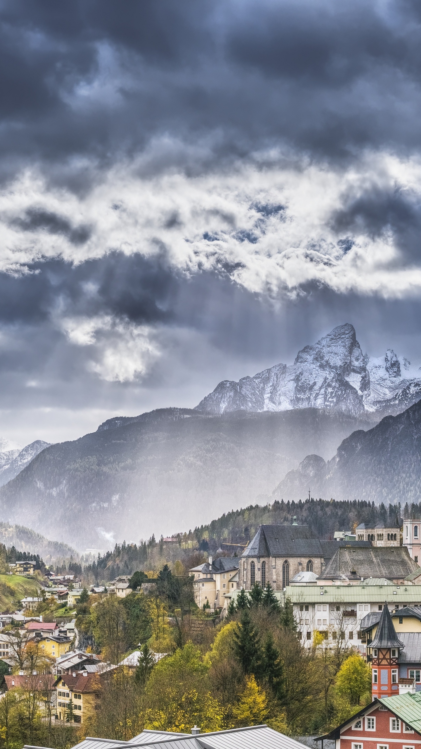 Schweiz, Gmund am Tegernsee, Cloud, Atmosphäre, Naturlandschaft. Wallpaper in 1440x2560 Resolution