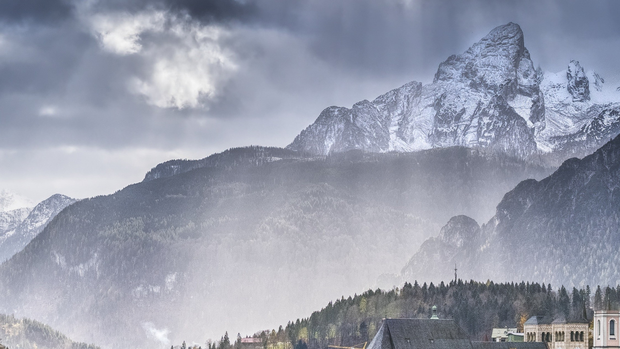 Suiza, Montaña, Gmund am Tegernsee, Ambiente, Paisaje Natural. Wallpaper in 1280x720 Resolution