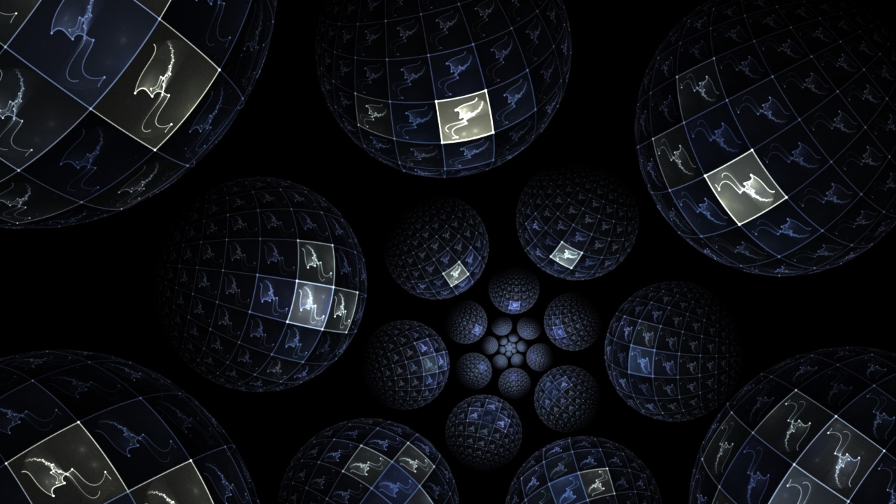 Bola Redonda en Blanco y Negro. Wallpaper in 1280x720 Resolution