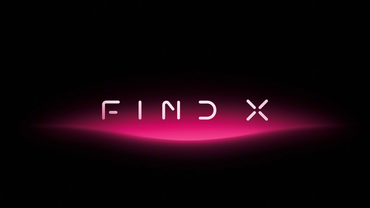 OPPO, Oppo Find X, 品红色, 光, 文本 壁纸 1280x720 允许