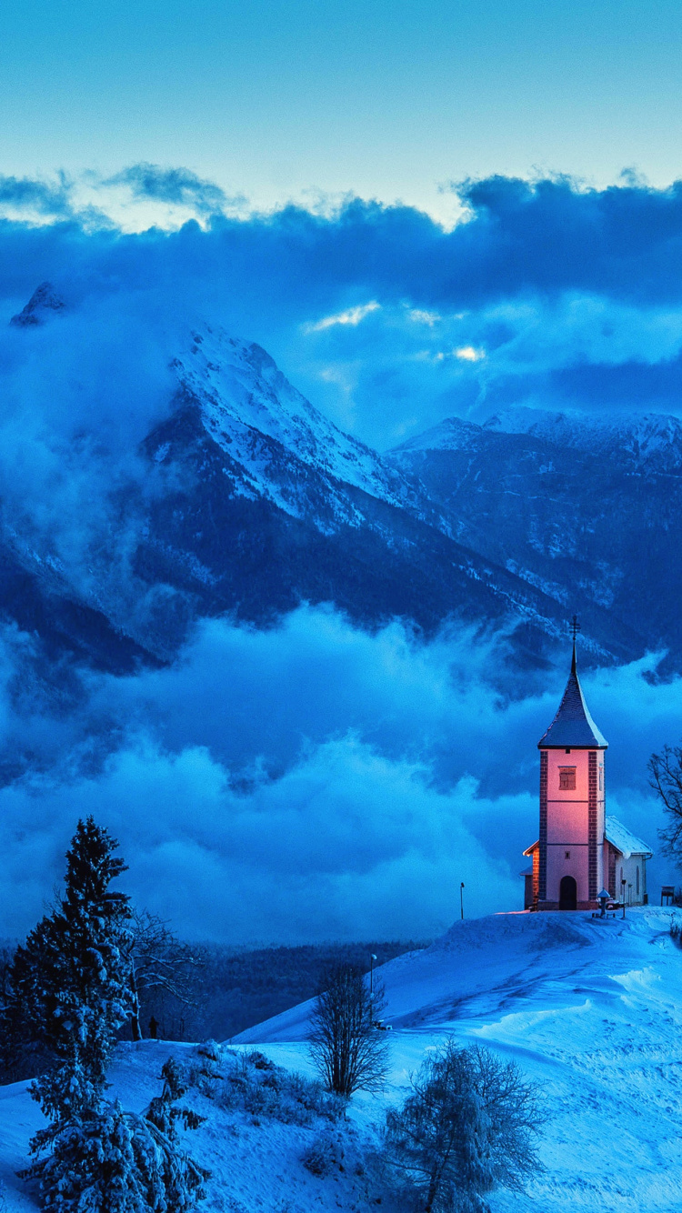 Hiver, Neige, Les Reliefs Montagneux, Nature, Gamme de Montagne. Wallpaper in 750x1334 Resolution