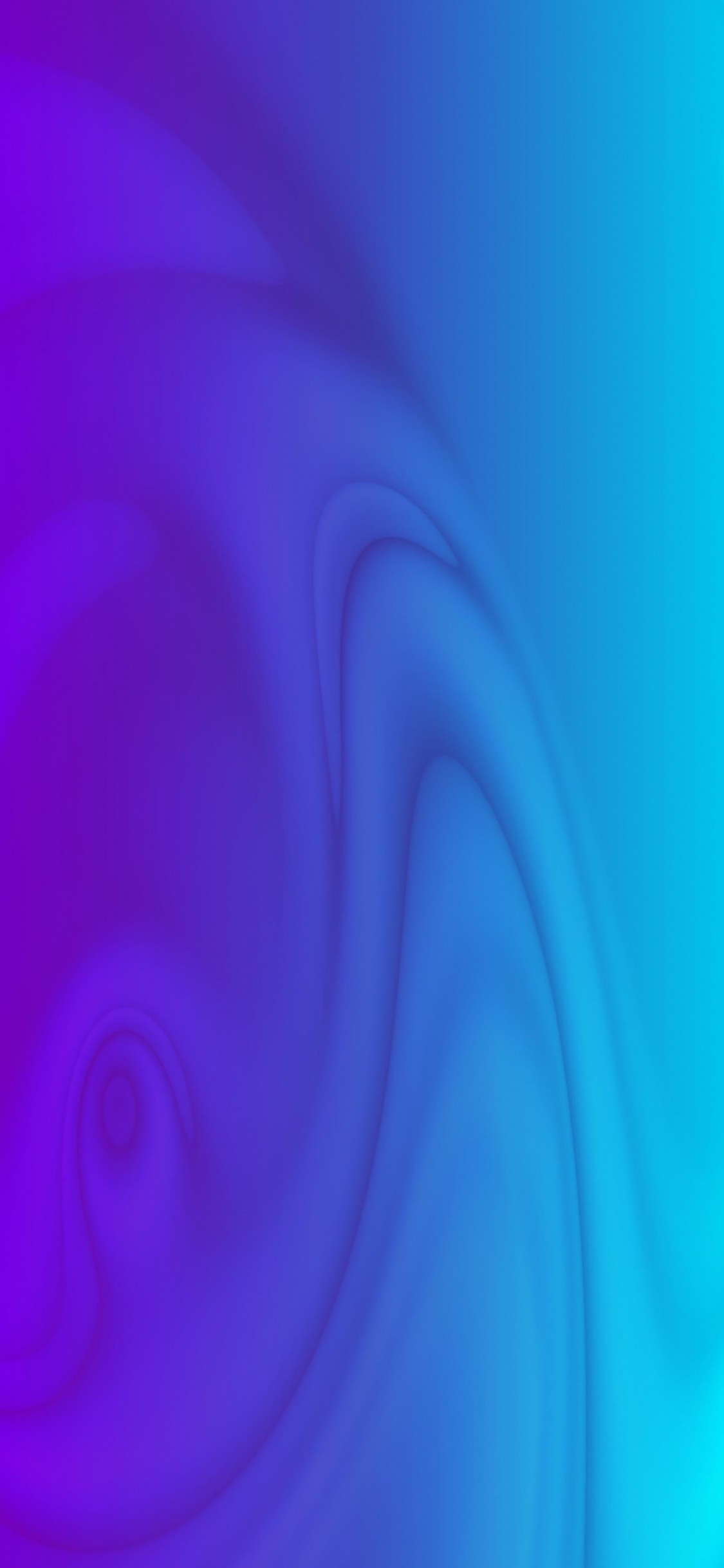 电蓝色的, Azure, 紫色的, 液体, 紫罗兰色 壁纸 1125x2436 允许