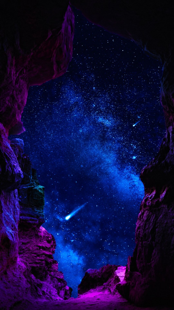 World, Purple, Astronomical Object, Art, Electric Blue. Wallpaper in 720x1280 Resolution
