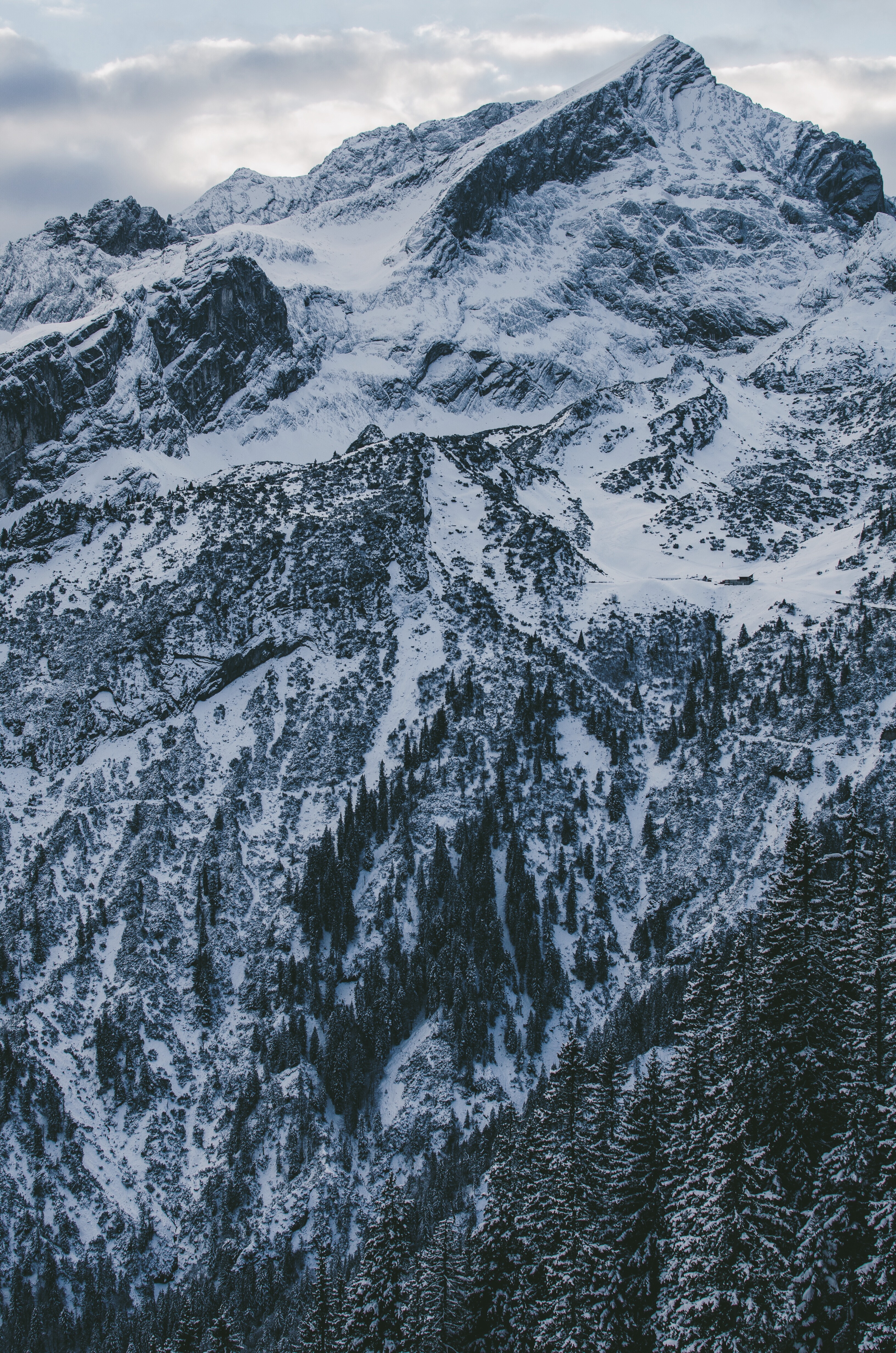 snowy mountain iphone wallpaper