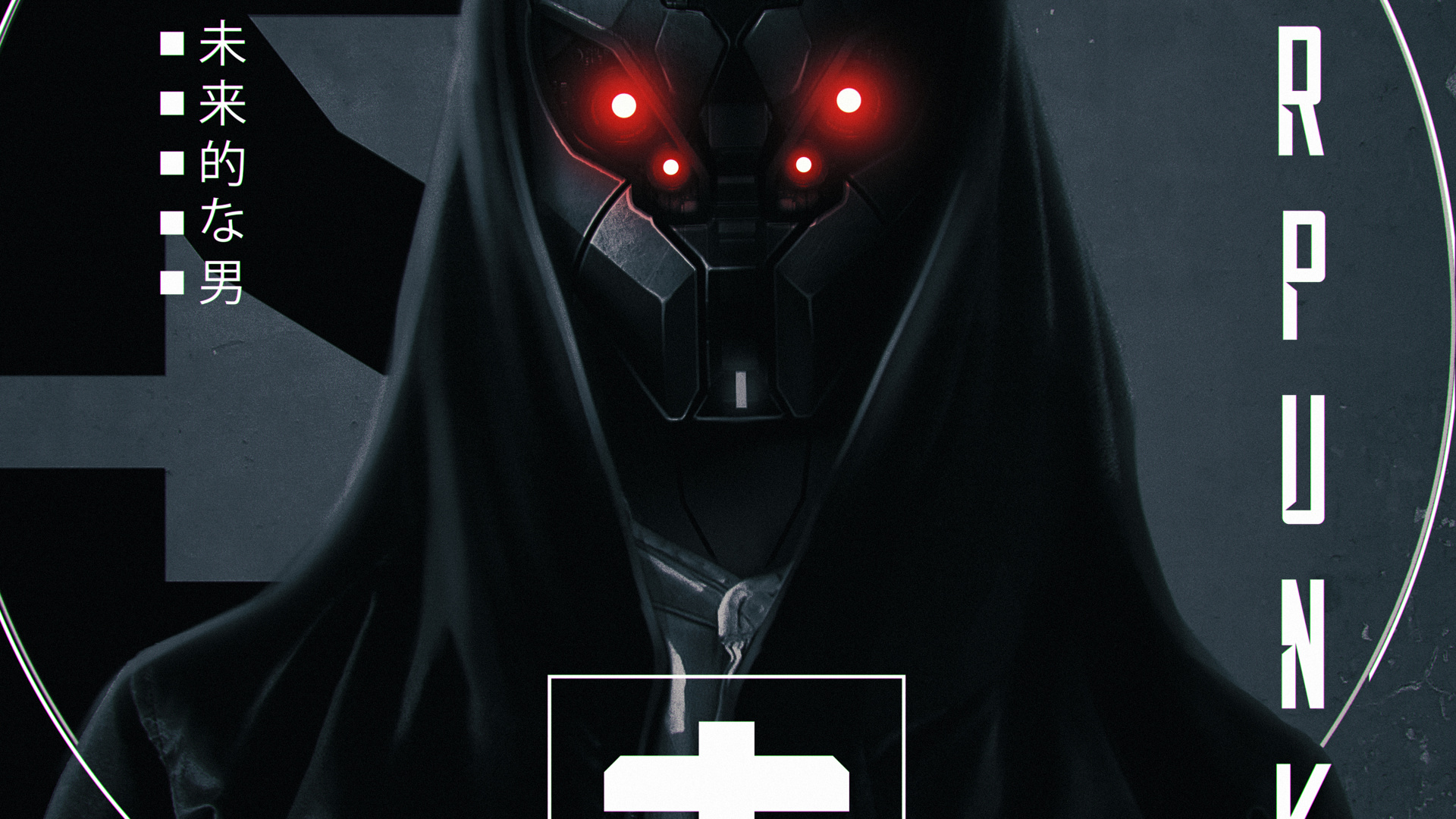 Horreur, Affiche, Manche, Darth Vader, Obscurité. Wallpaper in 1920x1080 Resolution