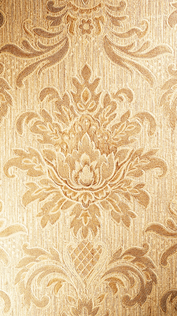 Brown and White Floral Textile. Wallpaper in 720x1280 Resolution
