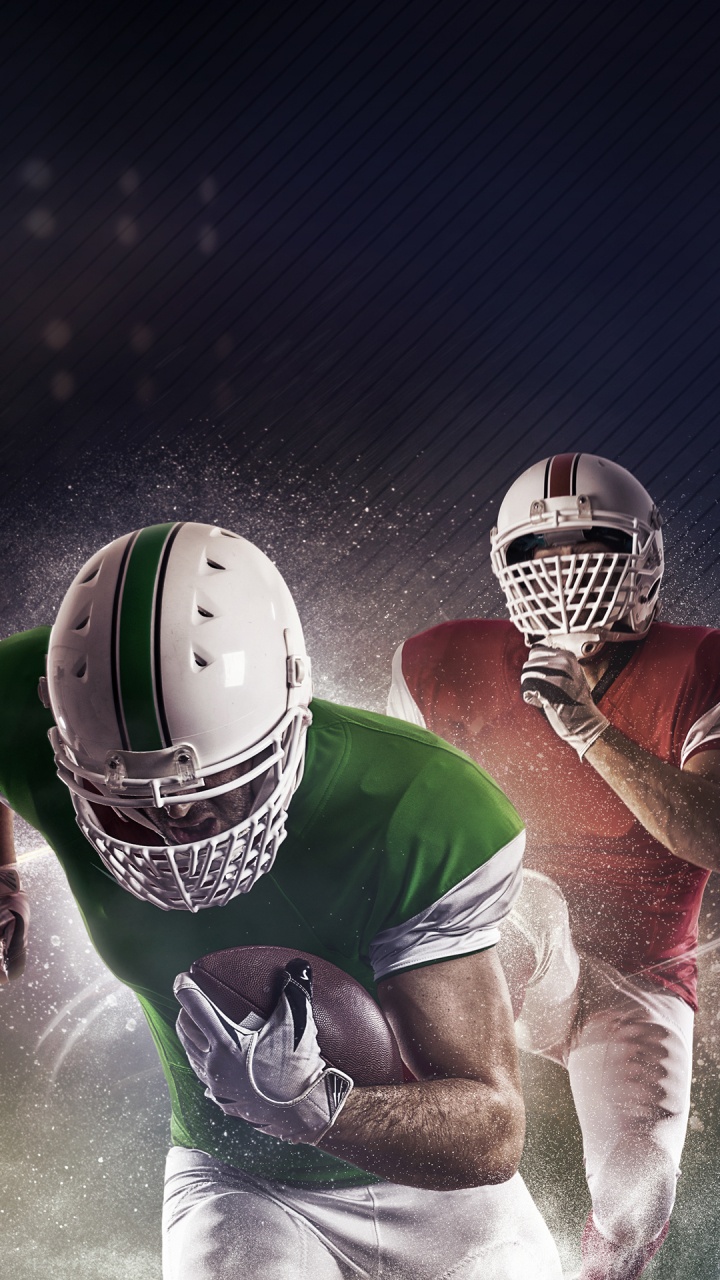 Football Player in Green Jersey Shirt. Wallpaper in 720x1280 Resolution