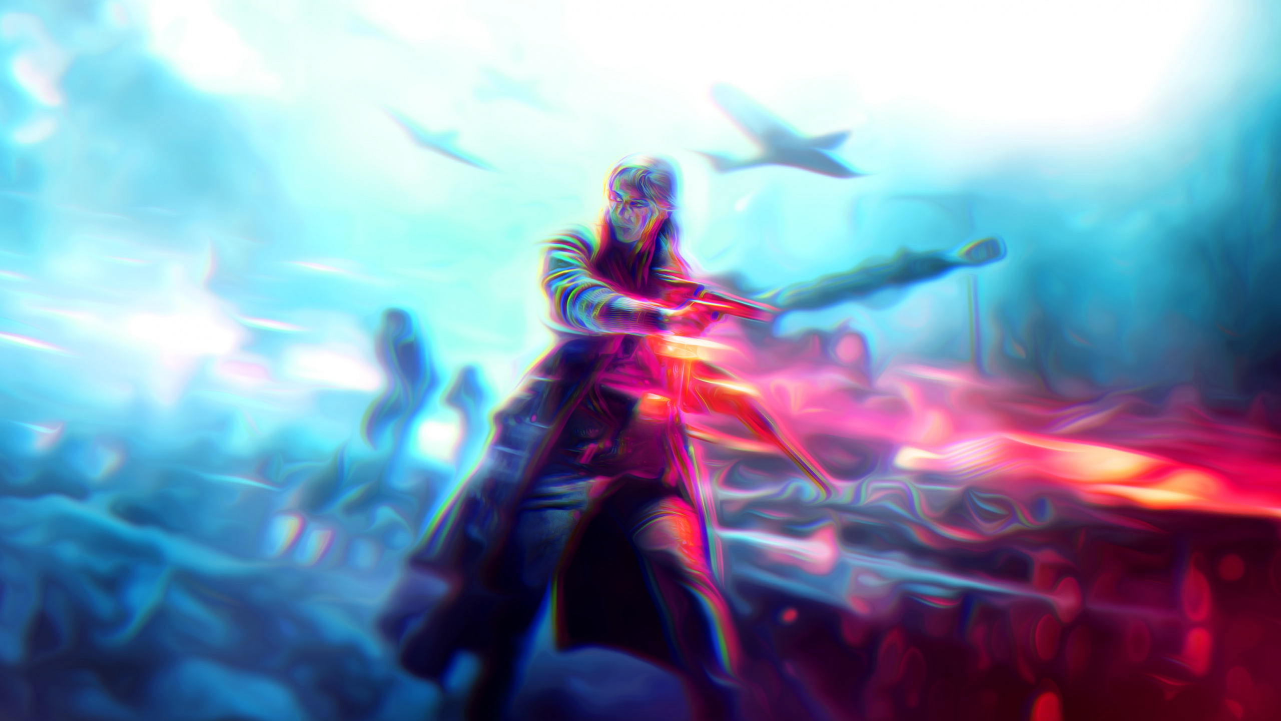 Battlefield 1, Blue, Performance, Electronic Arts, Sky. Wallpaper in 2560x1440 Resolution