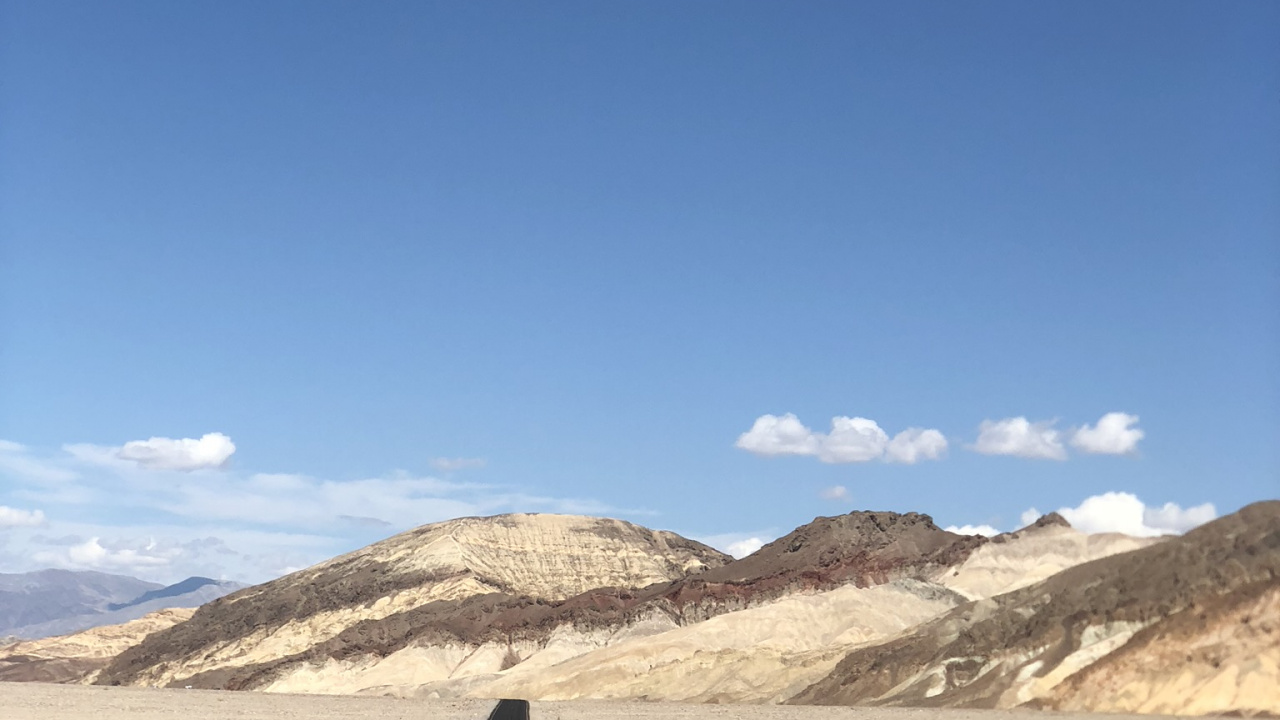 Usa, Nevada, Death Valley, Death Valley National Park, Road. Wallpaper in 1280x720 Resolution