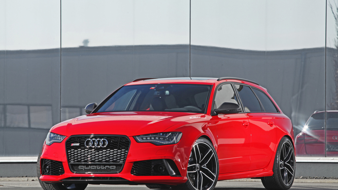 Rouge Audi r 8 Coupé. Wallpaper in 1366x768 Resolution