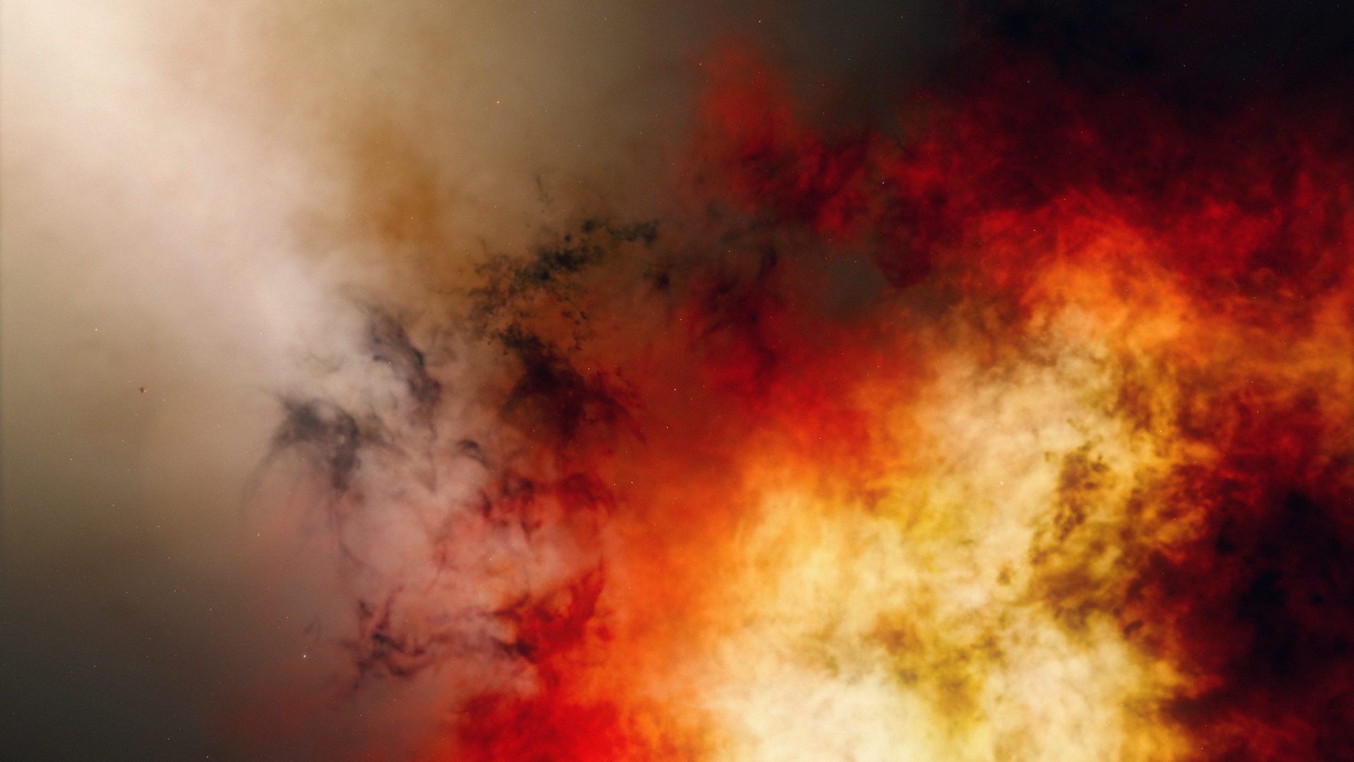 Red and White Clouds During Daytime. Wallpaper in 1920x1080 Resolution