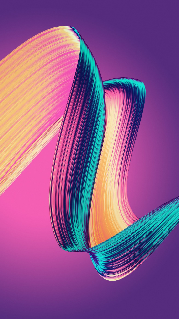 Honor Play, 股票, 智能手机, 色彩, 粉红色 壁纸 750x1334 允许