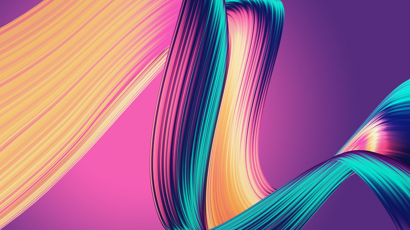 Huawei, Honor Play, Stock, Smartphone, Rosa. Wallpaper in 1366x768 Resolution