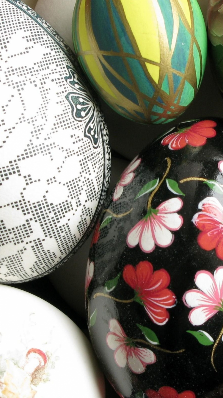 Easter Egg, Egg, Easter, Holiday, Food. Wallpaper in 750x1334 Resolution