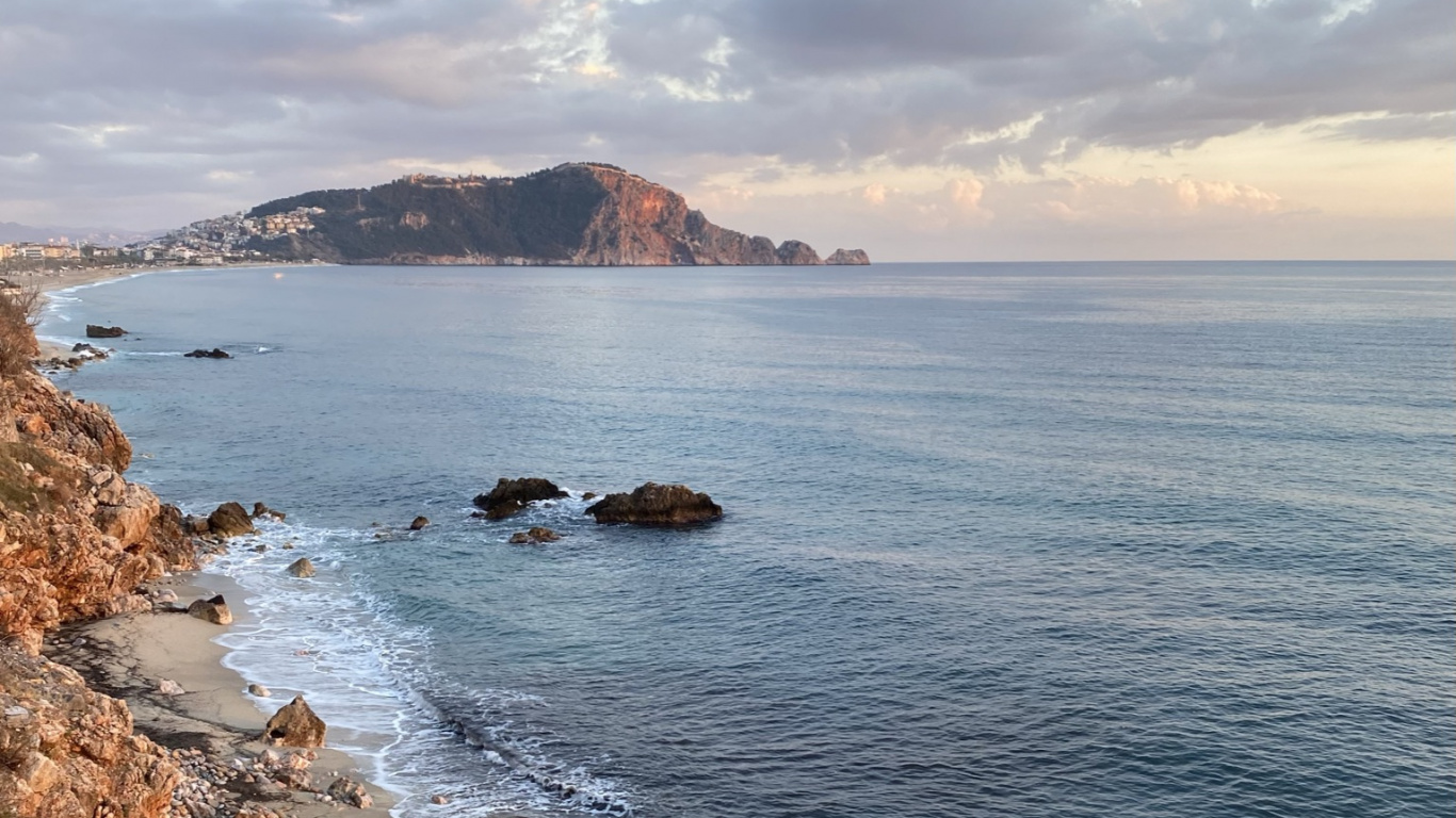 Coast, Toucheng, Sea, Honeymoon Bay, Daxi District. Wallpaper in 1366x768 Resolution