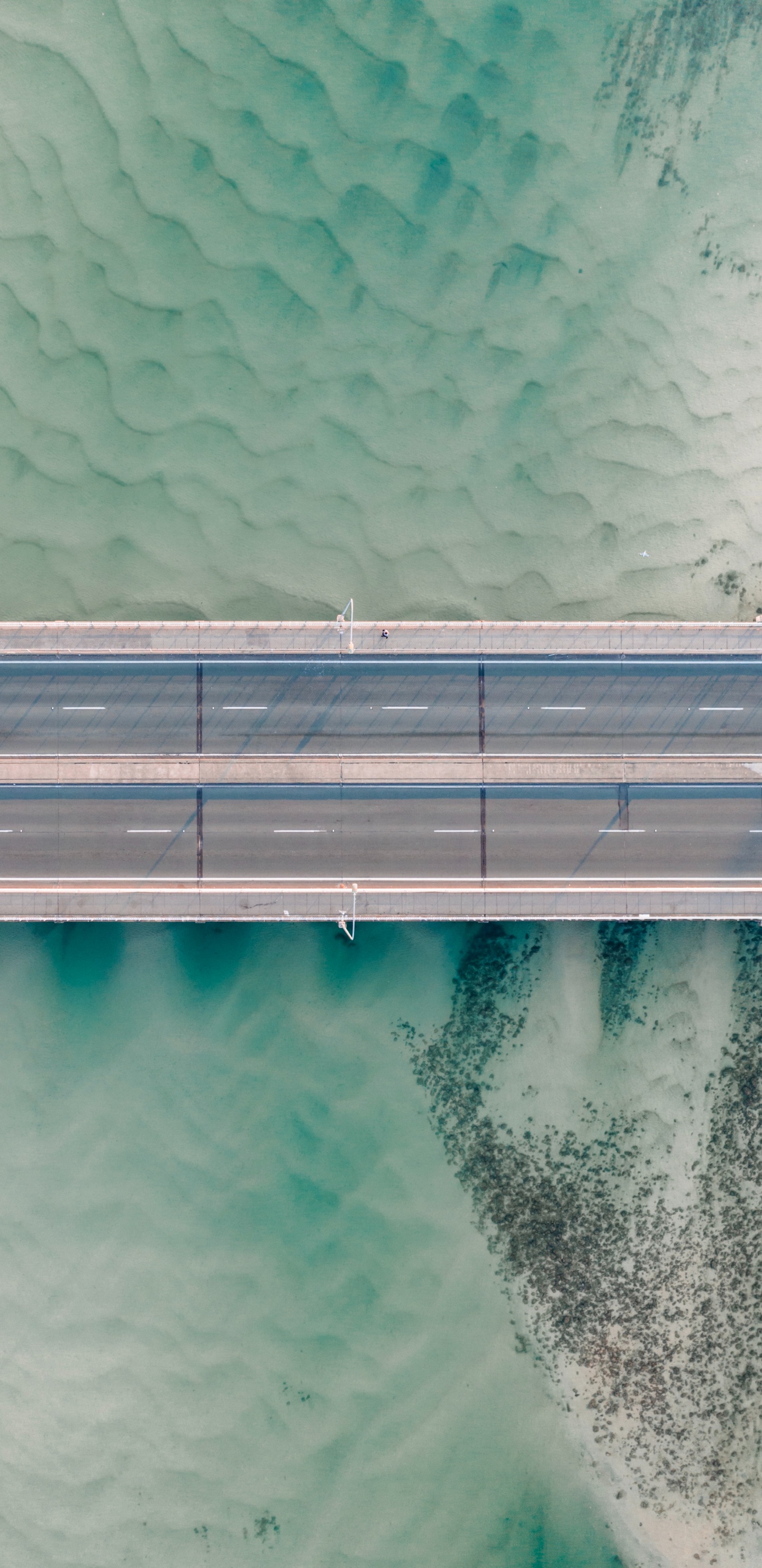 水上, 黑色和白色的, 绿色的, 建筑, Azure 壁纸 1440x2960 允许