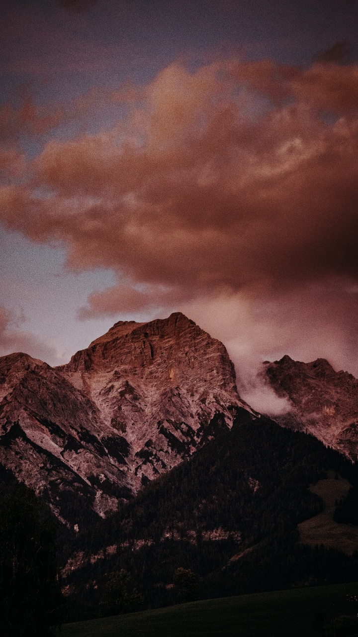 Bergigen Landschaftsformen, Sonnenaufgang, Natur, Hochland, Abend. Wallpaper in 720x1280 Resolution