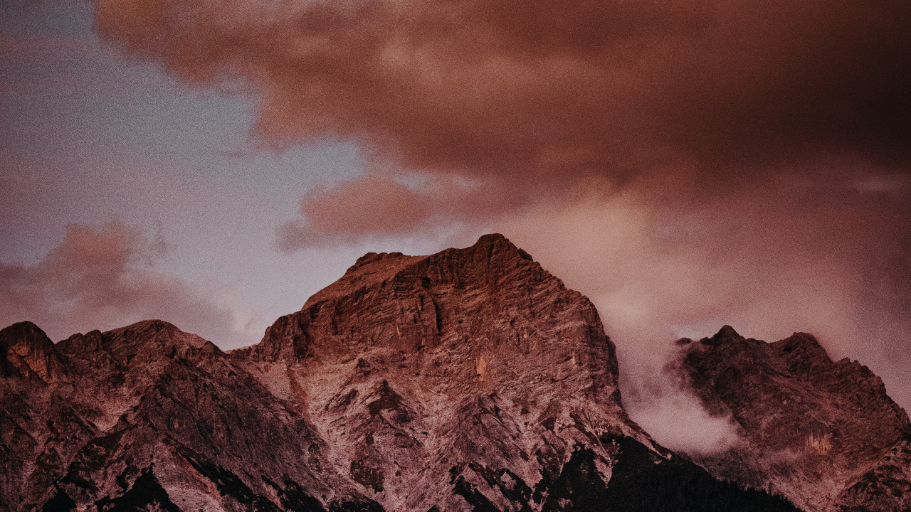 Les Reliefs Montagneux, Lever, Nature, Highland, Soir. Wallpaper in 1280x720 Resolution