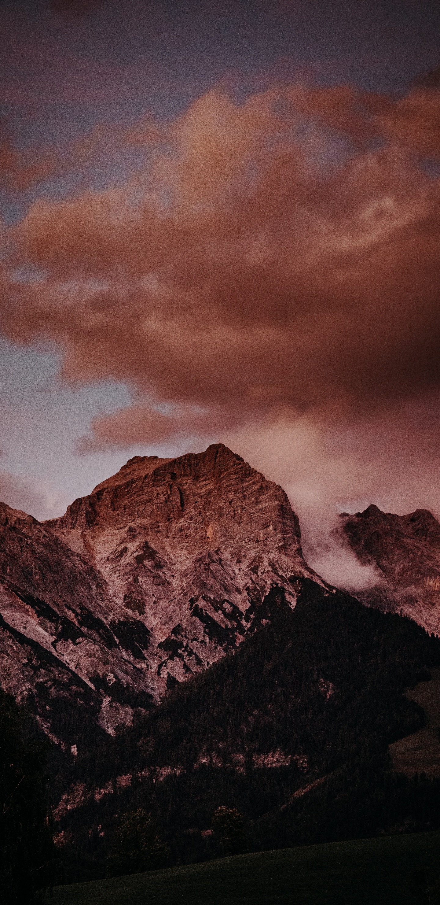 Les Reliefs Montagneux, Lever, Nature, Highland, Soir. Wallpaper in 1440x2960 Resolution