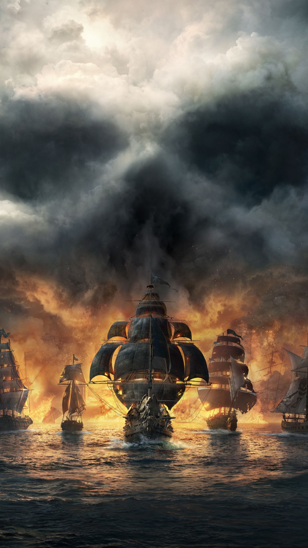 气氛, 海盗, 冷静, 安宁, 地平线 壁纸 1080x1920 允许