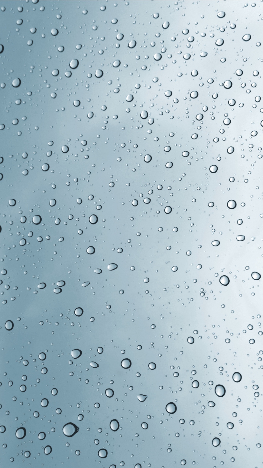 Water Droplets on Glass Panel. Wallpaper in 1080x1920 Resolution