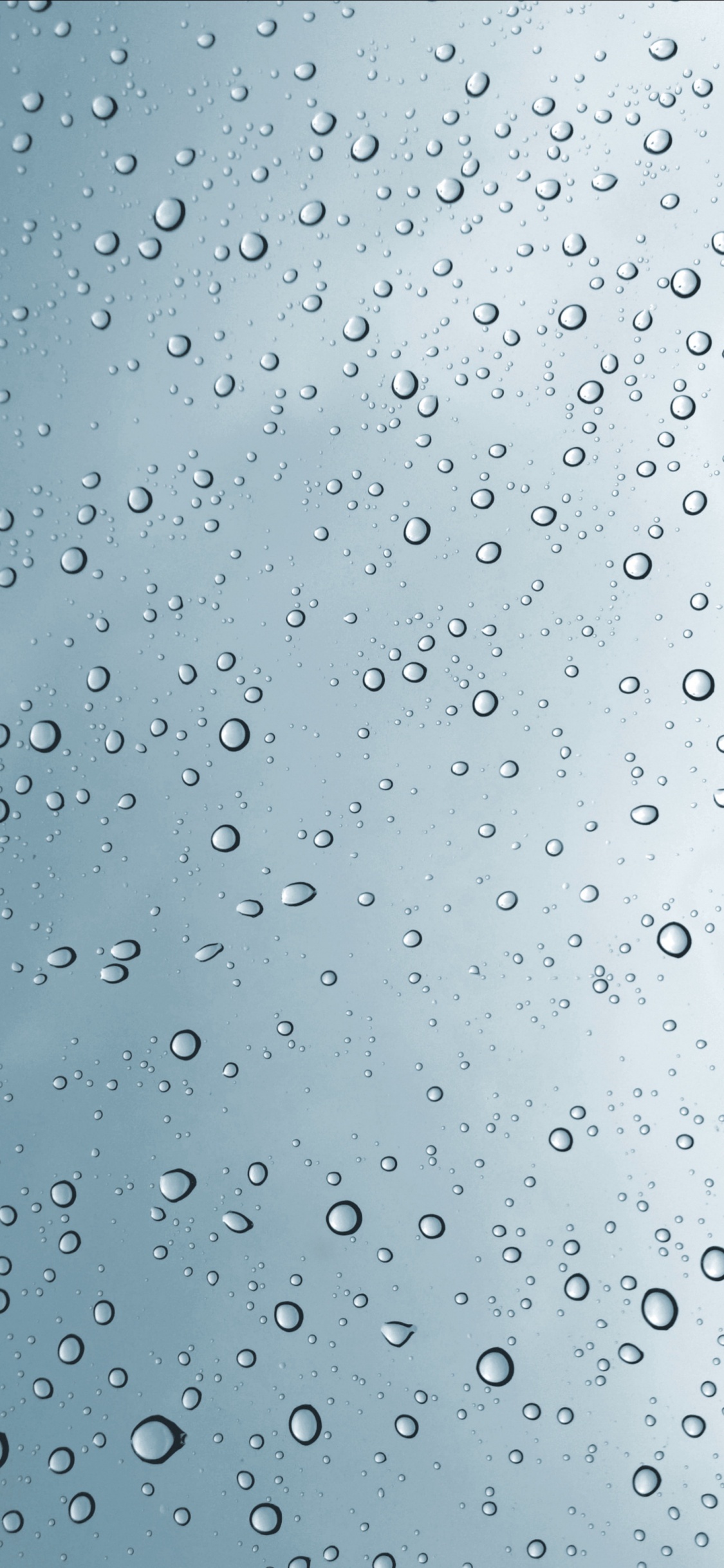 Water Droplets on Glass Panel. Wallpaper in 1125x2436 Resolution
