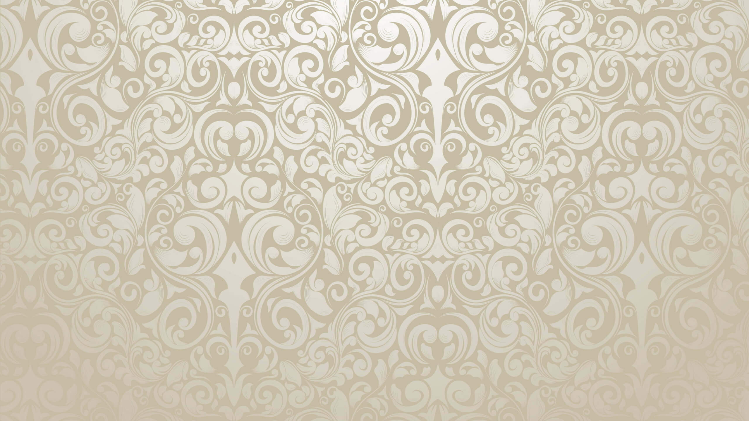 White and Brown Floral Textile. Wallpaper in 2560x1440 Resolution