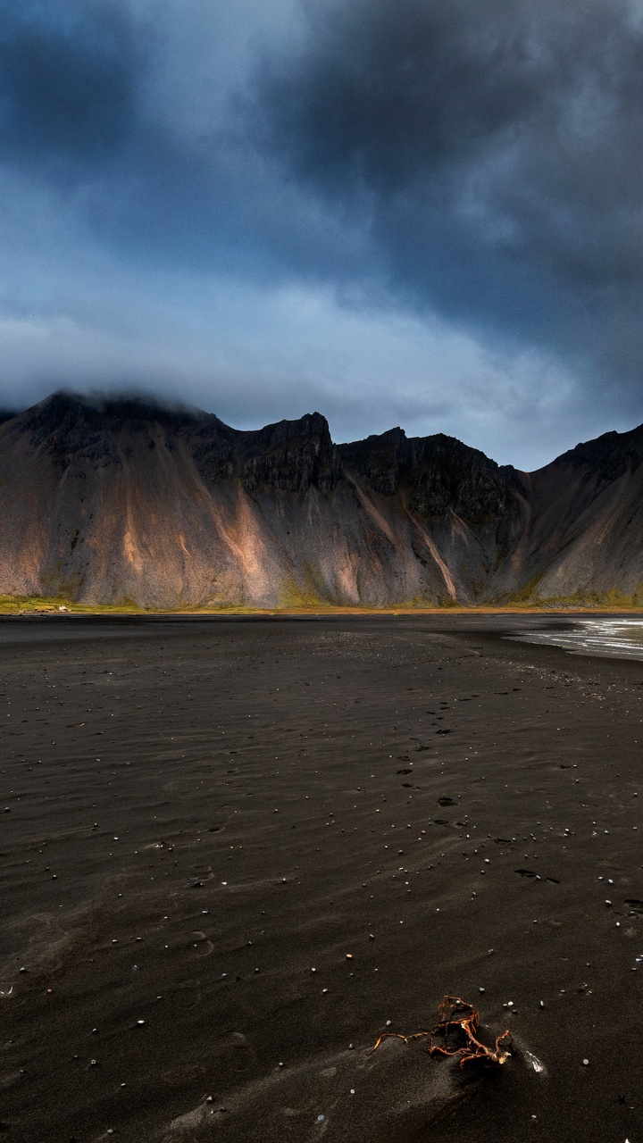 Highland, Isla, Naturaleza, Las Formaciones Montañosas, Vestrahorn. Wallpaper in 720x1280 Resolution