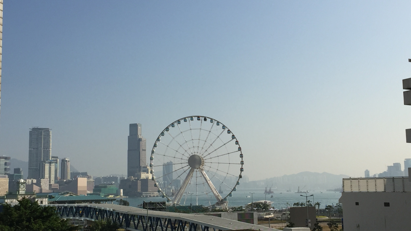 摩天轮, 性质, 建筑, 酒店, 基础设施 壁纸 1366x768 允许