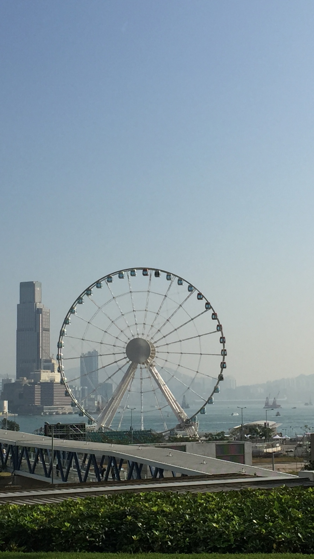 Riesenrad, Natur, Tageszeit, Architektur, Stadtgebiet. Wallpaper in 1080x1920 Resolution