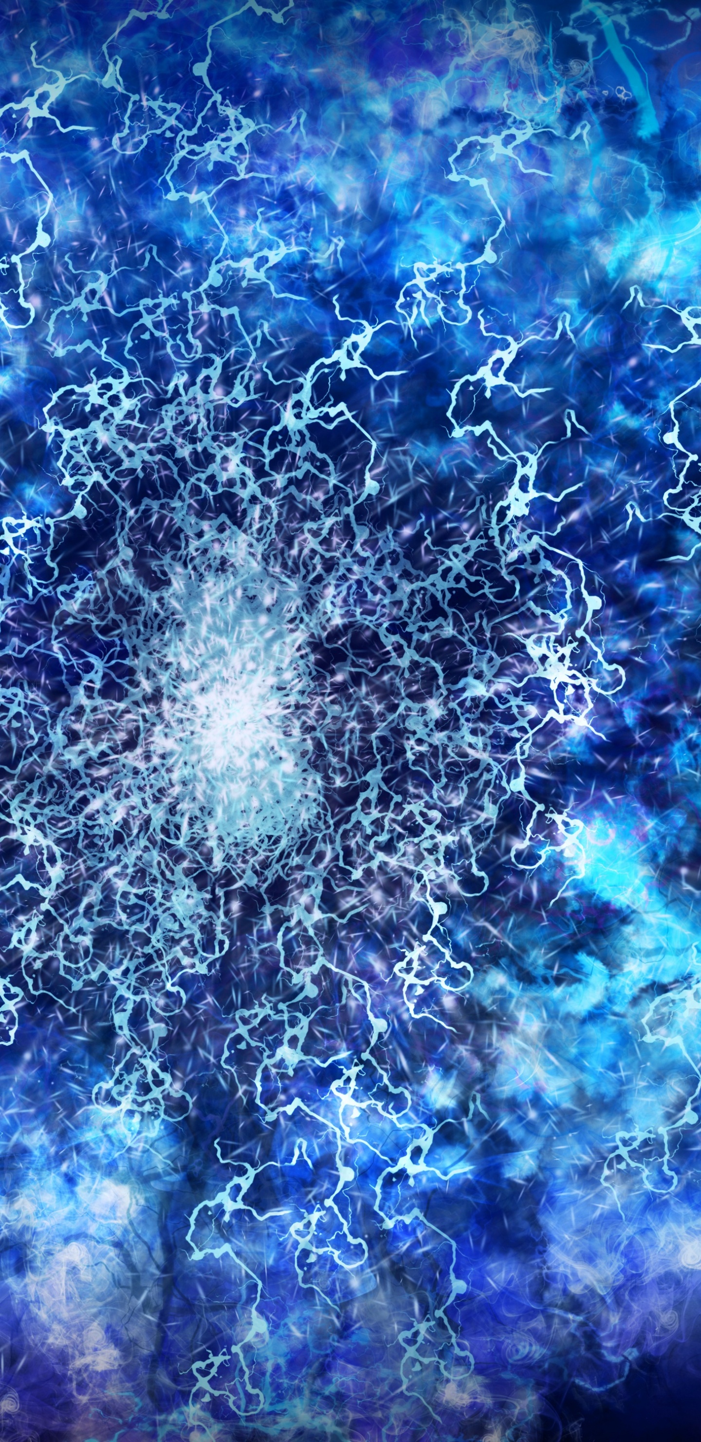 Gelbe Rote Und Schwarze Abstrakte Malerei. Wallpaper in 1440x2960 Resolution