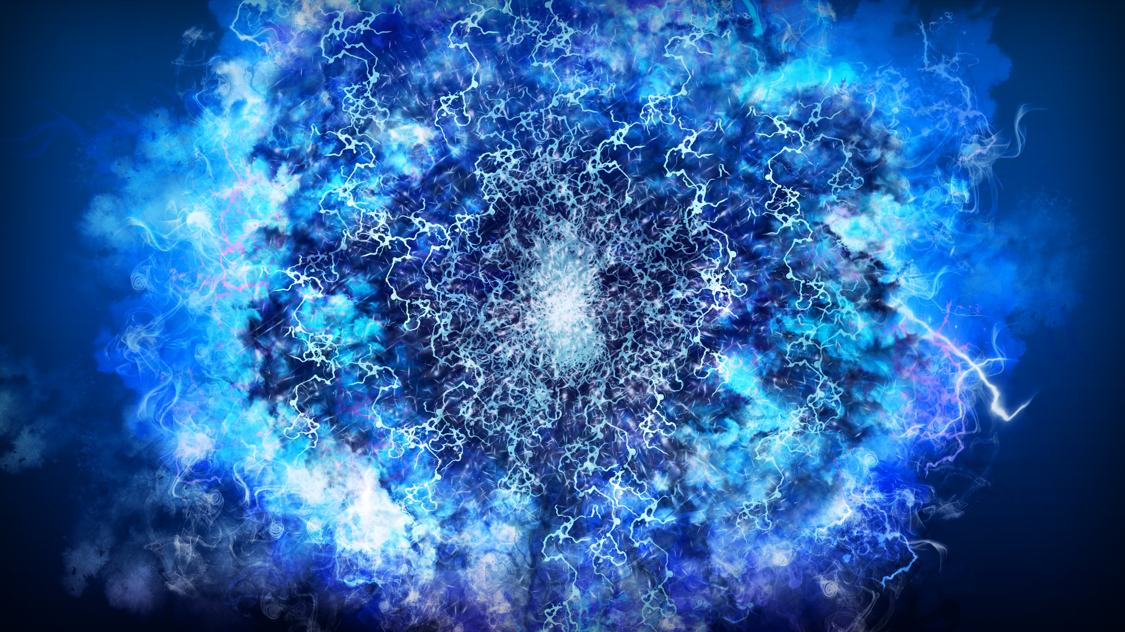 Gelbe Rote Und Schwarze Abstrakte Malerei. Wallpaper in 3840x2160 Resolution