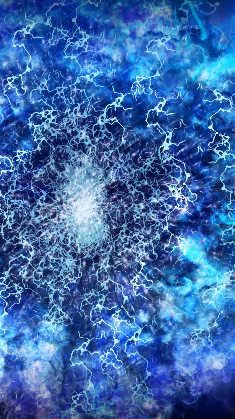 Gelbe Rote Und Schwarze Abstrakte Malerei. Wallpaper in 750x1334 Resolution