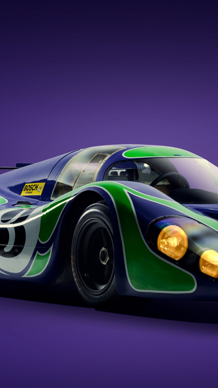 Porsche 911 Blanco y Negro. Wallpaper in 720x1280 Resolution