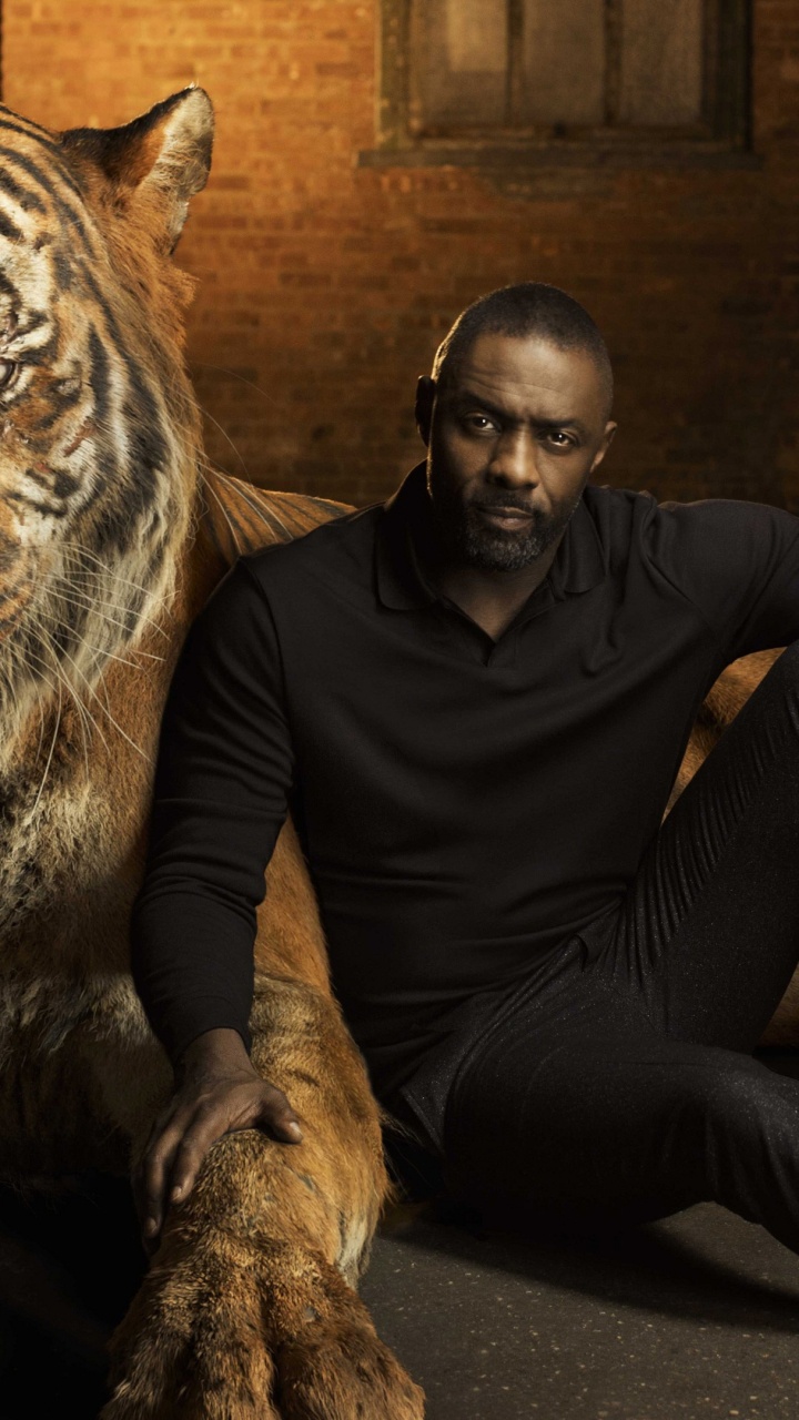 Dschungelbuchschauspieler, Idris Elba, Dschungelbuch, Bagheera, Shere Khan. Wallpaper in 720x1280 Resolution