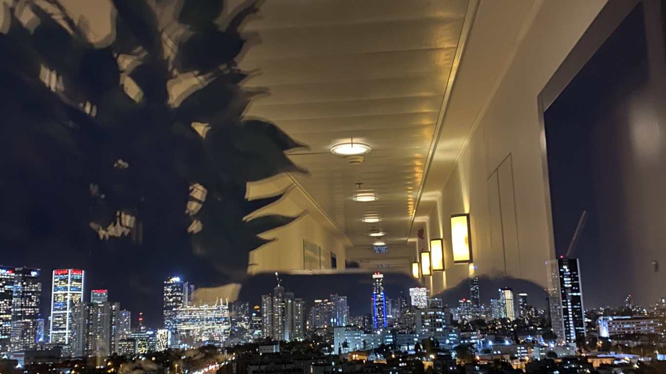 Skyscraper, Ceiling, Ceiling Fixture, City, Urban Area. Wallpaper in 1366x768 Resolution