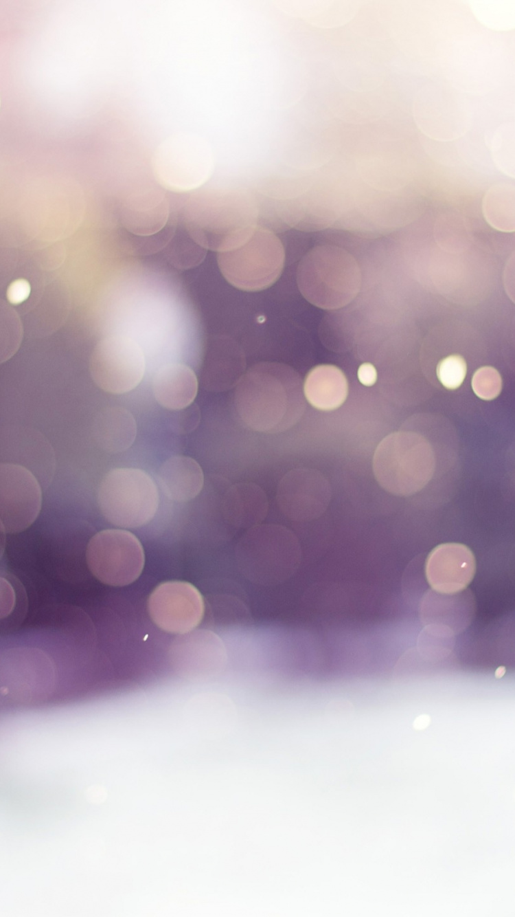 Neige, Hiver, Eau, Purple, Paysage Naturel. Wallpaper in 750x1334 Resolution