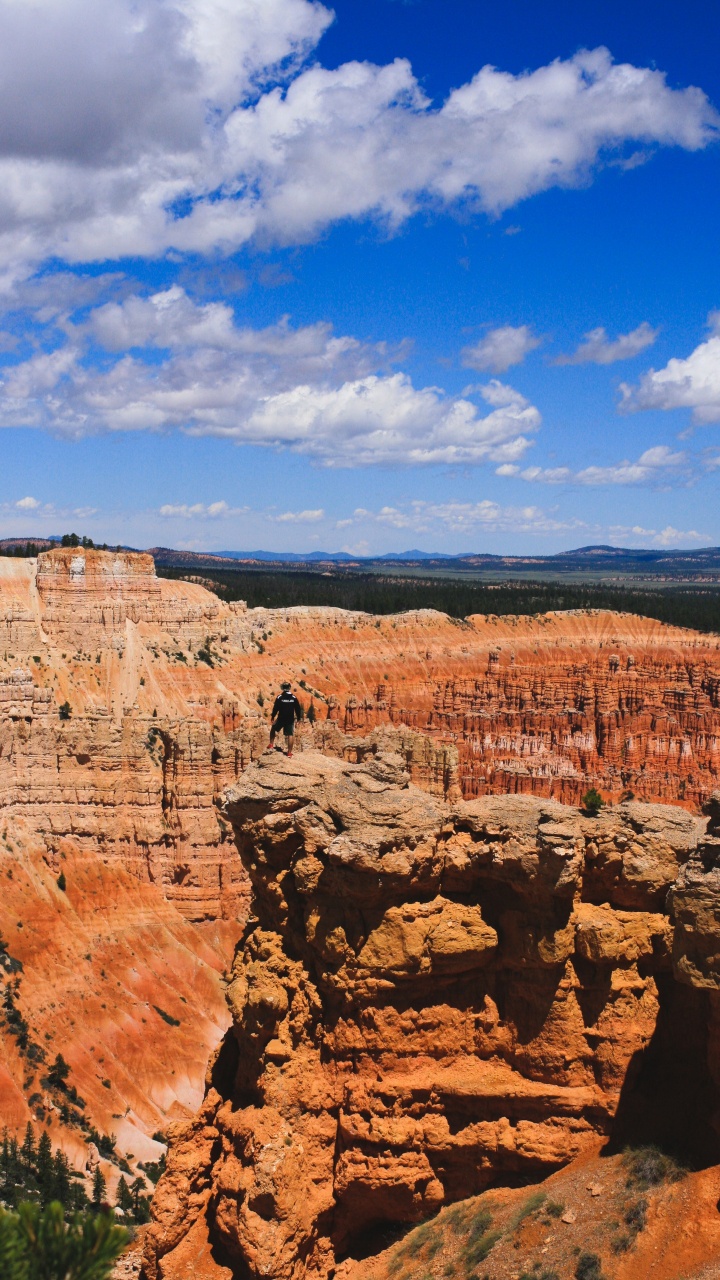 Brown Rock Formation Under Blue Sky During Daytime. Wallpaper in 720x1280 Resolution